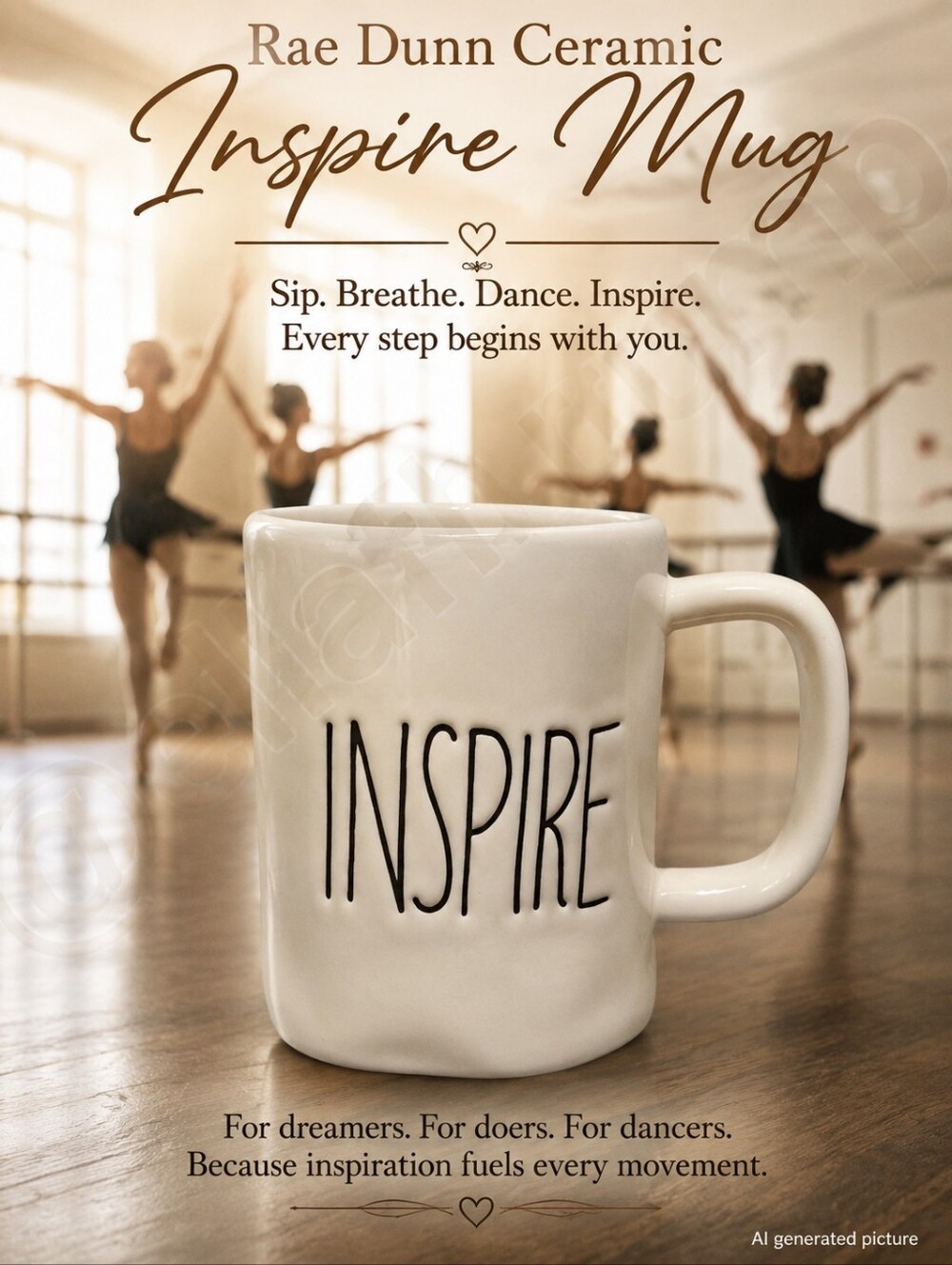 Rae Dunn Ceramic Inspire Mug